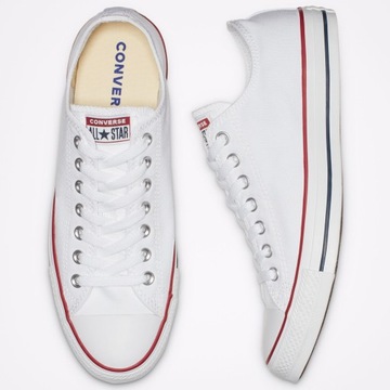 DAMSKIE TRAMPKI CONVERSE KLASYCZNE TENISÓWKI ALL STAR BIAŁE M7652C r. 37