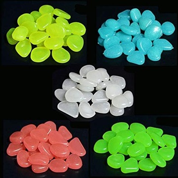 ГАЛЬКА СВЕТЯЩАЯСЯ, ФЛУОРЕСЦЕНТНАЯ, ДЕКОРАТИВНЫЕ КАМНИ ДЛЯ ДОМАШНЕГО САДА, ЖЕЛТЫЕ