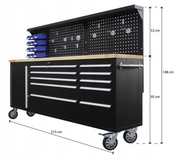 РАБОЧИЙ СТОЛ ТЕЛЕЖКА ДЛЯ ИНСТРУМЕНТОВ БОЛЬШОЙ ШКАФ