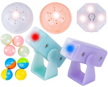 СТРОИТЕЛЬНЫЕ МАГНИТНЫЕ СВЕТЯЩИЕСЯ БЛОКИ для детей ТРЕК для ШАРОВ 75 шт.