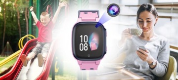 Розовые умные часы FOREVER Call Me 2 KW-60
