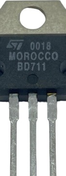 BD711 tranzystor NPN bipolarny 100V 12A 75W TO220