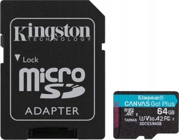 Karta microSD Kingston Canvas Go! Plus 64 GB