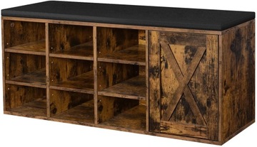 ŁAWKA SZAFKA NA BUTY RUSTYKALNA RETRO LOFT