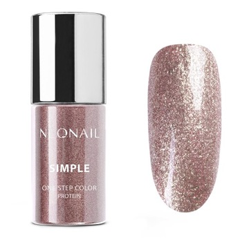 NEONAIL Złoty Lakier Hybrydowy SIMPLE 3w1 INCREDIBLE 7,2 ml