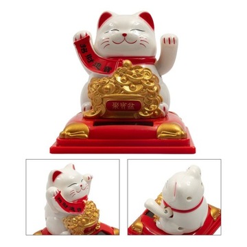 Манеки-Нэко Японский Китайский Котенок Счастья