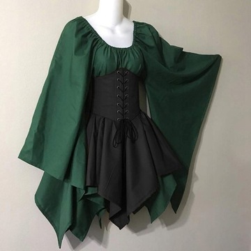 Halloween Sukienka Goth Lolita Średniowieczna Cos