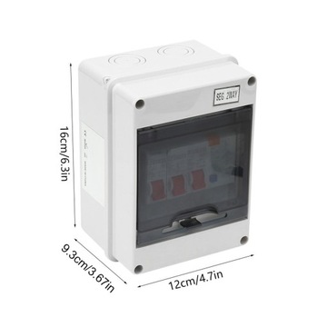 2-сторонний приемный блок для караванов, 40 А, 30 мА, УЗО 2MCB, 6a16A