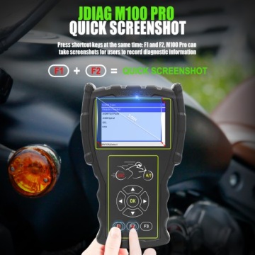 JDiag M100 Pro универсальный диагностический сканер OBD-2 для мотоциклов и скутеров