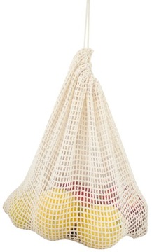 Хлопковая сумка ЭКО-сетка для покупок овощей и фруктов 30x40 см