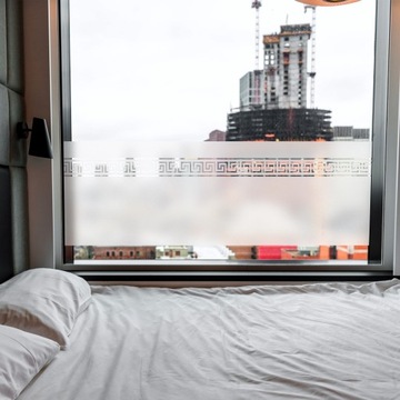 Оконная фольга с УФ-защитой ГРЕЧЕСКИЙ УЗОР Ширина 45 см DIY