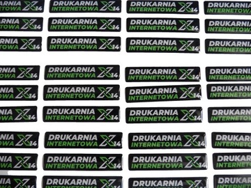 Tania NAKLEJKA Wypukła 3D żelowa ŻYWICZNA Twoje LOGO Premium - 100 sztuk