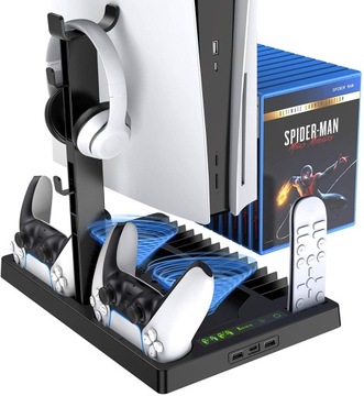STOJAK PODSTAWKA ŁADOWARKA PlayStation PS5 Konsola