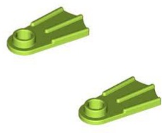 Lego 2599a płetwy limonkowe 2 sztuki para
