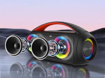 БЕСПРОВОДНОЙ ДИНАМИК 100 Вт, УДАЛЕННЫЙ МИКРОФОН USB SD