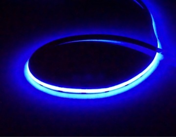 Taśma LED COB 480 9W/m NIEBIESKA 12V IP20 /5m/