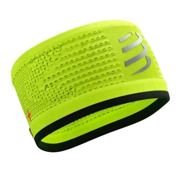 Compressport opaska na głowę ON/OFF v3 Fluo żółta
