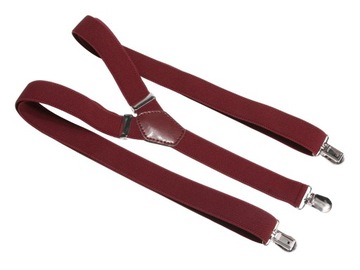 SZELKI DO SPODNI 2,5 cm - BORDOWE