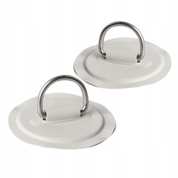 2 SZTUK PCV ŻEBRA PONTON D-RING ŁATKA PAD