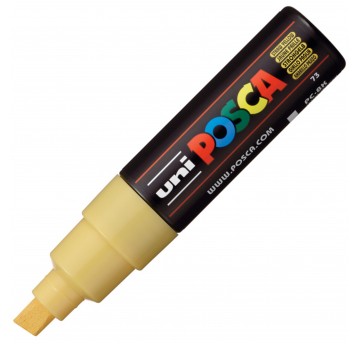 MARKER POSCA PC-8K UNI Z FARBĄ PLAKATOWĄ SŁOM ŻÓŁ