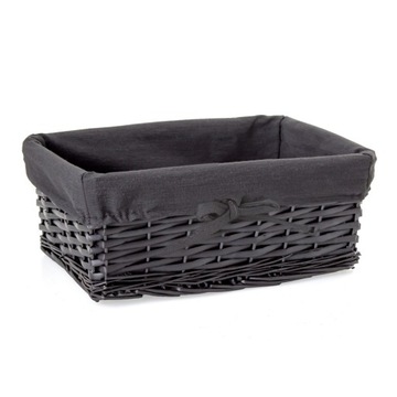 Koszyk wiklinowy AWD Interior czarny 1879