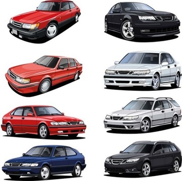 SAAB pokrowiec na samochód wodoodporny plandeka na auto SAAB