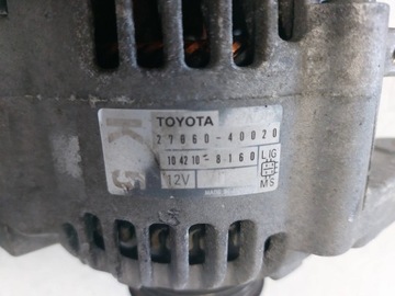 ALTERNÁTOR 27060-40020 TOYOTA YARIS II 1.0