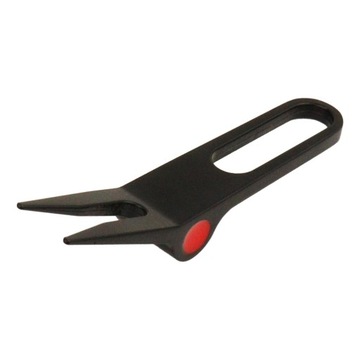 Widelec naprawczy Golf Divot Tool Marker Pitch Mark do golfa Stadium czarny