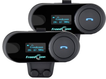 МОТОЦИКЛ ИНТЕРКОМ РАДИО НА ПОЛЬСКОМ ЯЗЫКЕ 2 МИКРОФОНА FREEDCONN T-COM SC V3