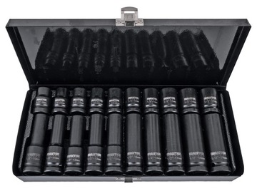 НАБОР УДАРНЫХ ГОЛОВОК 1/2 ДЛИННЫХ и КОРОТКИХ 20EL 10-19MM