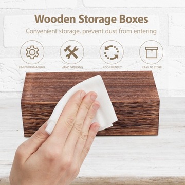 Szkatułka na biżuterię Męska mała pokrywa poj