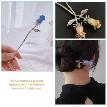 HAIR CAP ROSE FLOWER палочки для еды HAIR CAP 3