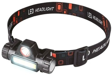 LATARKA LED CZOŁOWA LTC NA GŁOWĘ MOCNA AKUMULATOR