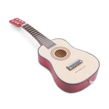 NEW CLASSIC TOYS GITARA DREWNIANA NATURALNA