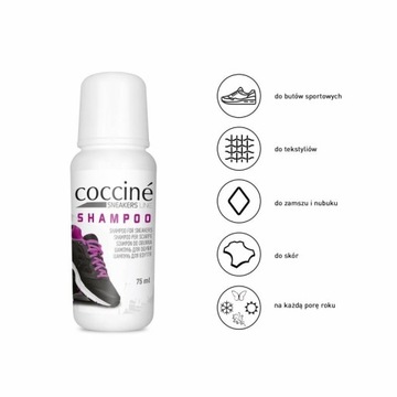 COCCINE SNEAKERS LINE 75ml SZAMPON UNIWERSALNY DO CZYSZCZENIA BUTÓW