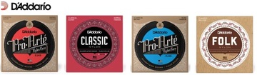 Струны для классической гитары EJ50, черные нейлоновые PRO-ARTE D'Addario