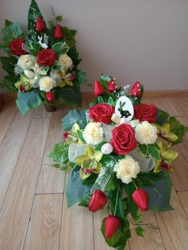 Оформление кладбища GRAVE композиция ВЕСЕННИЙ НАБОР