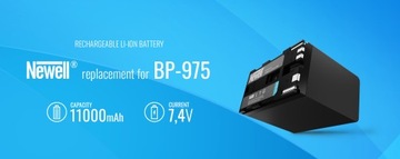 Замена аккумулятора Newell BP-975 для Canon