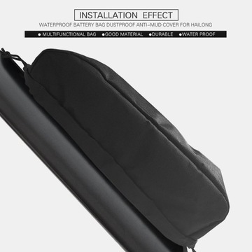 Водоустойчивая ткань защищенной батареи крышки рамки сумки черная портативная