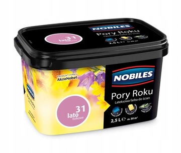 FARBA NOBILES PORY ROKU LATO FIOŁKOWE 2,5L