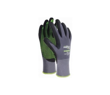 Rękawice Stalco NITRILE FLEX DOTS S-76321 rozmiar 10 XL