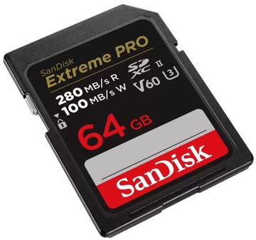 SanDisk SDSDXEP-128G-GN4IN — карта Extreme PRO SDXC 128 ГБ V60 UH