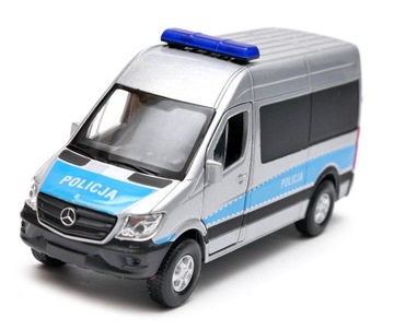 Mercedes-Benz Sprinter Van policja 1:34 - 39 WELLY