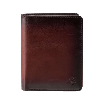 Мужской кошелек Burnt Brown Visconti AT-62 RFID