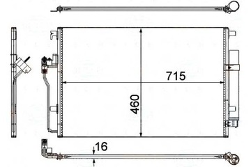 BEHR HELLA KONDENZÁTOR 38013633AA A9065000054 906500