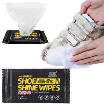 ВЛАЖНЫЕ САЛФЕТКИ ДЛЯ ЧИСТКИ БЕЛОЙ ОБУВИ, ЧИСТКА КОЖИ, 60 шт.