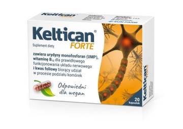 KELTICAN FORTE 20 kapsułek WITAMINA B12 KWAS FOLIOWY