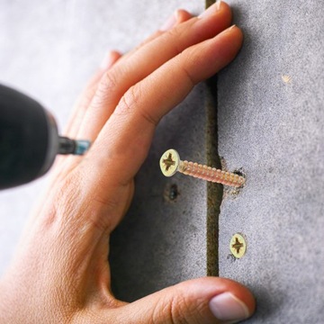 Wkręty kotwiące do ścian o dużej wytrzymałości, 250 zestawów