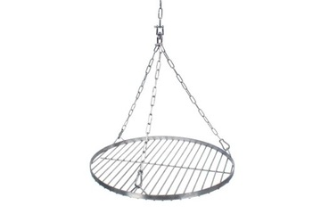 Nierdzewny zestaw do grillowania Ruszt + łańcuch fi 70cm INOX