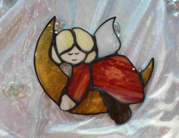 Ангел на Луне подарок ангелу LP2 крещение